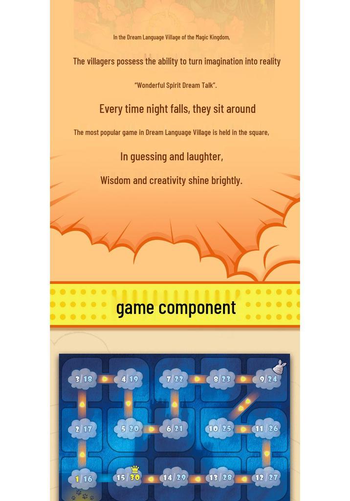 Wonderful Spirit: Storytelling Language Board Game for Kids & Adults - Single Words, Characters, & Painting Fun for Parties & Family Time