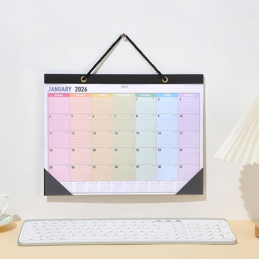 2026 calendar wall calendar January-December Plan Calendar Festive Days Theme wall calendar 13“ x10” Wall Calendars for Office Home Planning &