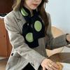 Polka Dot Neck Scarf Women Versatile Warm Winter Korean Style Short Scarf