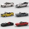 City Speed Convertible MOC Old Car Super Race Vehicle Model Building Block Racing Brick Technical Christmas Gift Rally Sport Toys