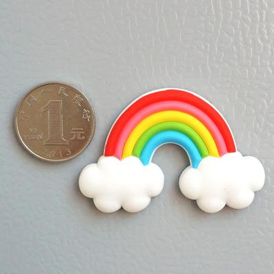 Cute Cartoon Fridge Magnets Rainbow Sun Magnetic Stickers for Message Board Blackboard Magnetic Stickers Kawaii Home Decor