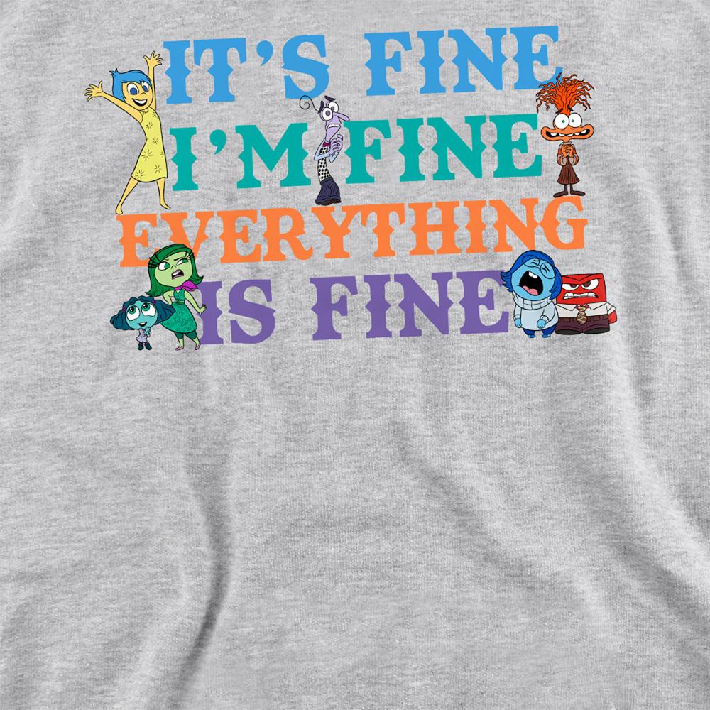 Inside Out 2 Womens/Ladies Its Fine IÂ´m Fine Joy Sweatshirt