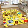 Cute Animal Crossing New Horizons Cartoon Carpet Rug for Bedroom Living Room Home Sofa Decoration,Kid Game Large Decor Floor Mat