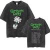 Стирка Винтажные Панк-группа Green Day Kerplunk Графические Футболки Мужские Женские Готический Рок Ретро Футболки Мужские s Оверсайз Футболки
