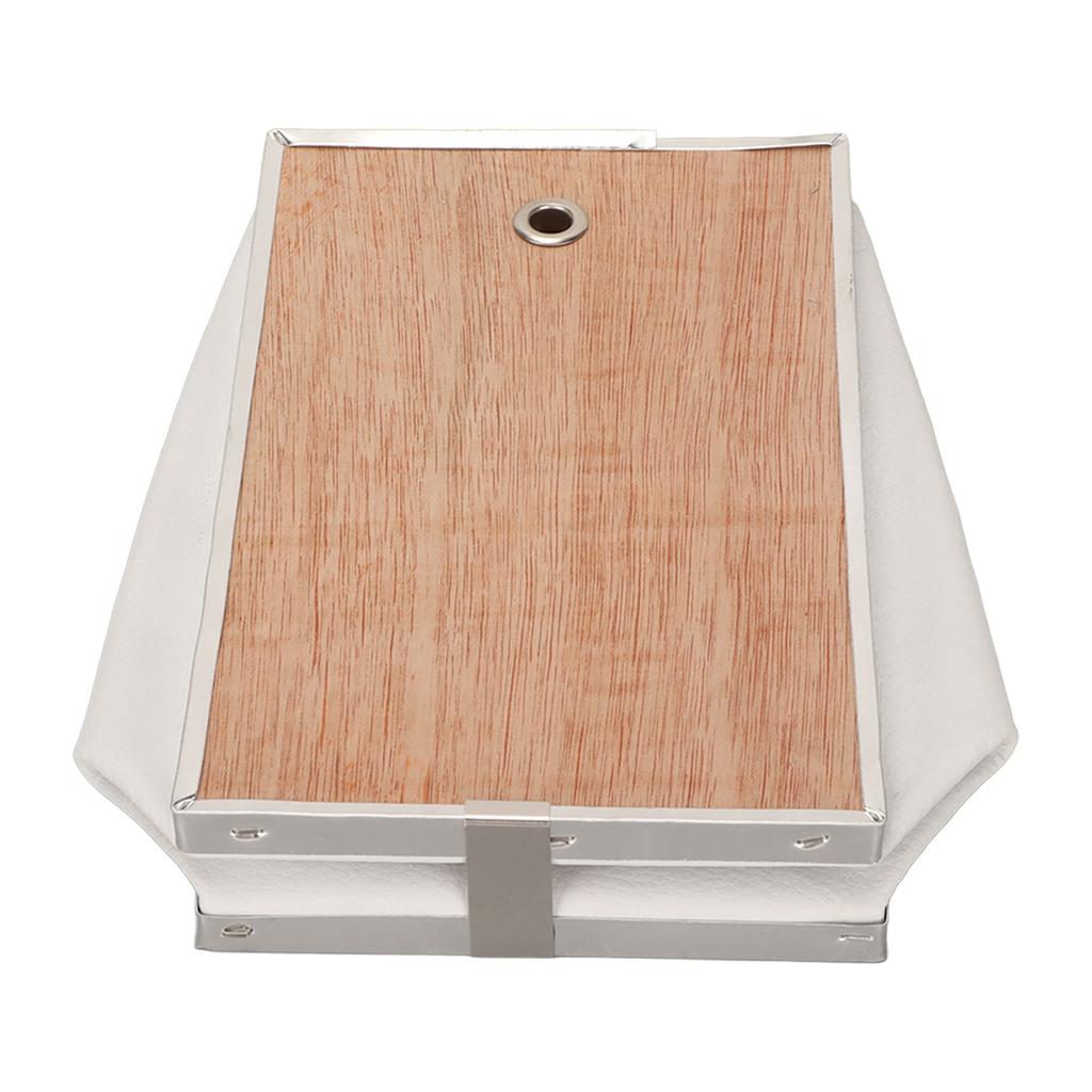 Bee Smoker Bellow PVC Leather Plywood Box Beekeeping Equipment Replacement with Clip for Beehive