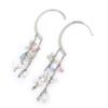 Les Trésors De Lily [K0276] - Pink Blue 'Butterflies' Ear Tracks