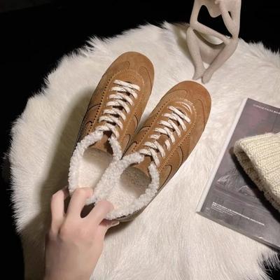 Женские кроссовки для улицы 2024 горячая распродажа обувь женская шнуровка теплые женские вулканизированные туфли круглый носок низкий каблук женская повседневная обувь