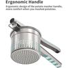 Large 15oz Potato Ricer, Stainless Steel Ricer for Mashed Potatoes, Potato Masher Kitchen Tool with Ergonomic Handle, Press and Mash Kitchen Gadget