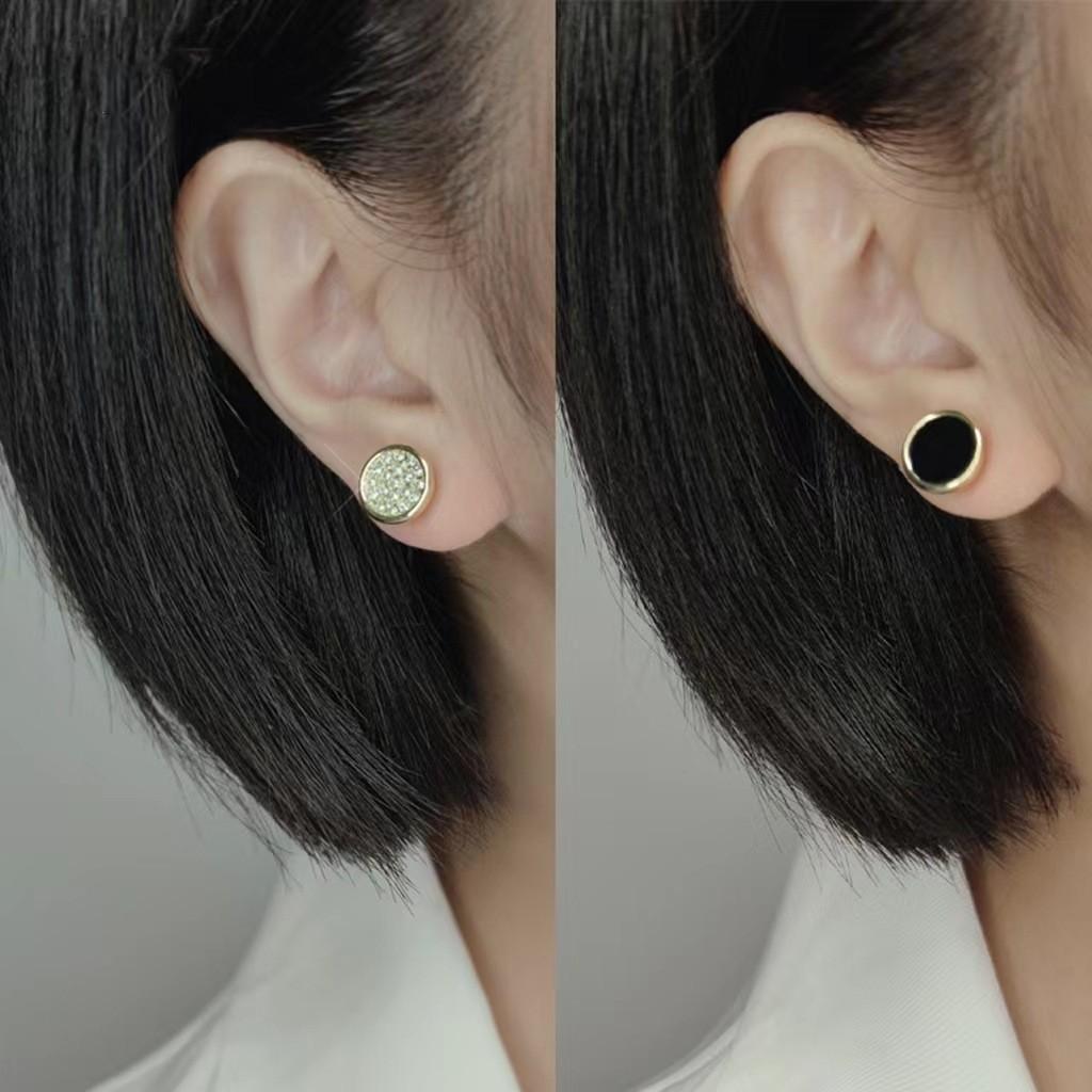 Мода Серьги-гвоздики без прокола ушей Магнитные Магнитные Парные Клипсы для ушей