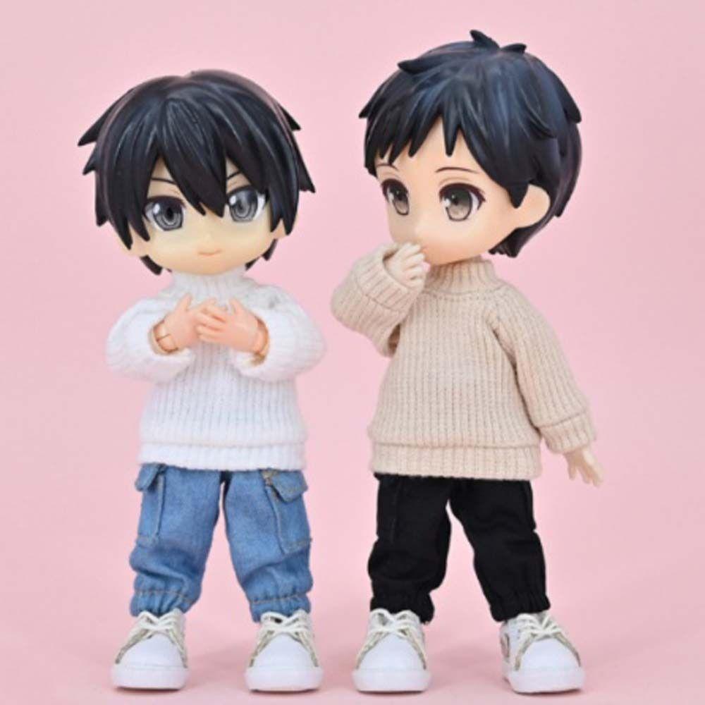 Dress Up Doll Sweater Casual Wear Doll Knitted Sweater Kids Toy OB11 Doll Clothes Doll Accessories