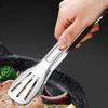 Stainless Steel Anti-Scalding Kitchen Grill and Food Tongs
