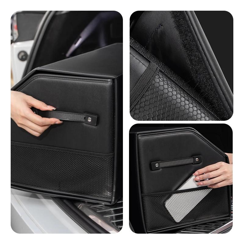 XWOWN1 2025 Hot Car Boot Organiser Storage Box Large Capacity Foldable Storage Box For BMW Series X1X4 X5 X7 G20 G38 F20 F39 F48 E46 E6