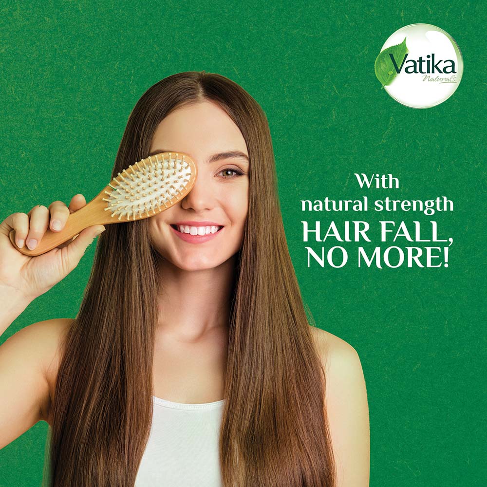 Hair Oil with Cactus Extract Hair Fall Control Dabur Vatika Naturals
