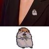 Lovely Hamster Enameled Pin Adorable Mouse Brooch Accessory for Backpacks and Clothing Accessories Animal Jewelry Gifts