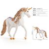 Animal Model Mythical Beast Toy Large Unicorn Rainbow Horse Pegasus Elf Sheep Ornament Doll