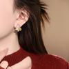 Christmas design Rotating Snowflakes With Zircon Inlay Christmas Tree Gold Earrings Trendy Jewelry For Womens Accessories
