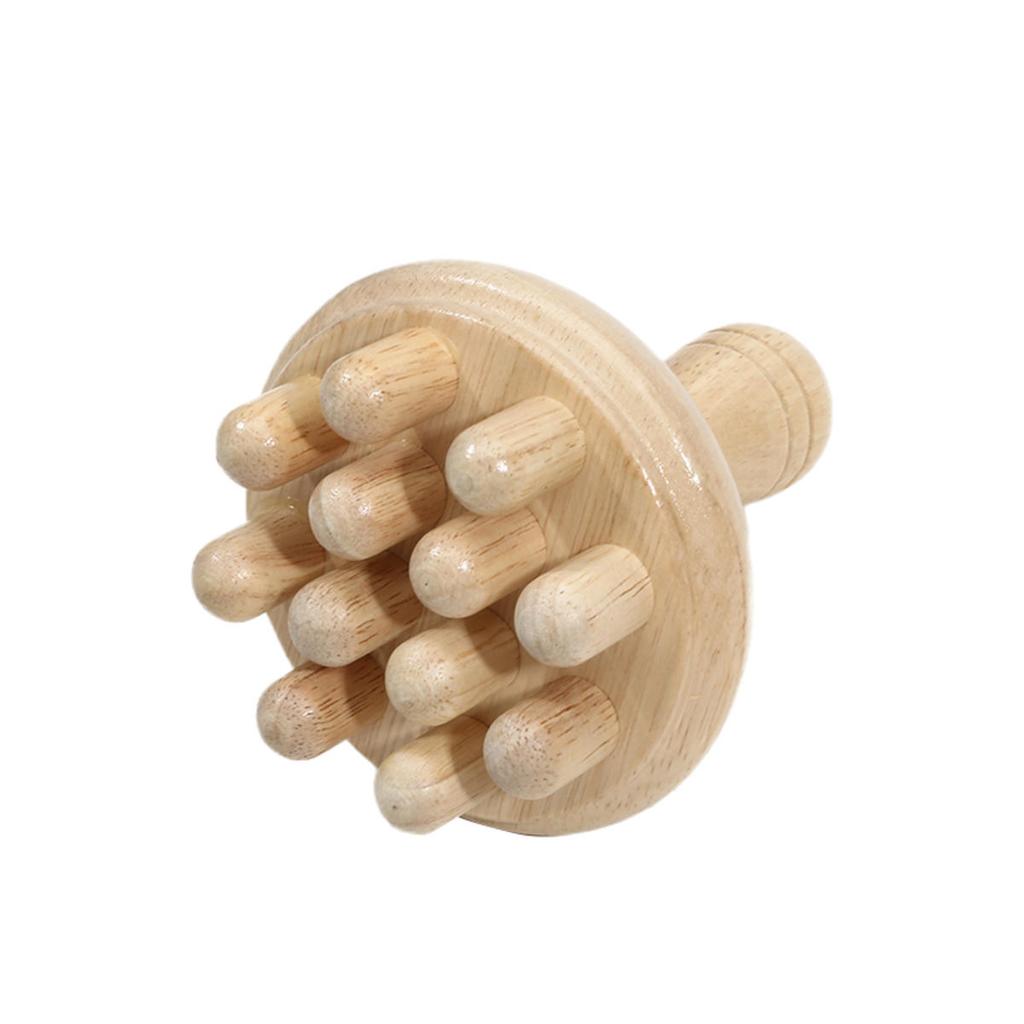 Wooden Mushroom Shape Massage Manual Wood Therapy Massage Tool Anti Cellulite Maderoterapia Lymphatic Drainage for Full Body Use