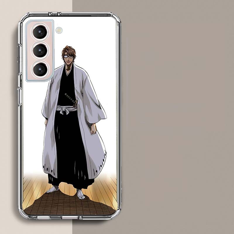 Чехол для телефона Bleach Айзен Сосуке для Samsung A16 A26 A36 A56 A17 A15 A25 A35 A55 A14 A24 A34 A54 A04S A05S Galaxy Note 20 10 9 8