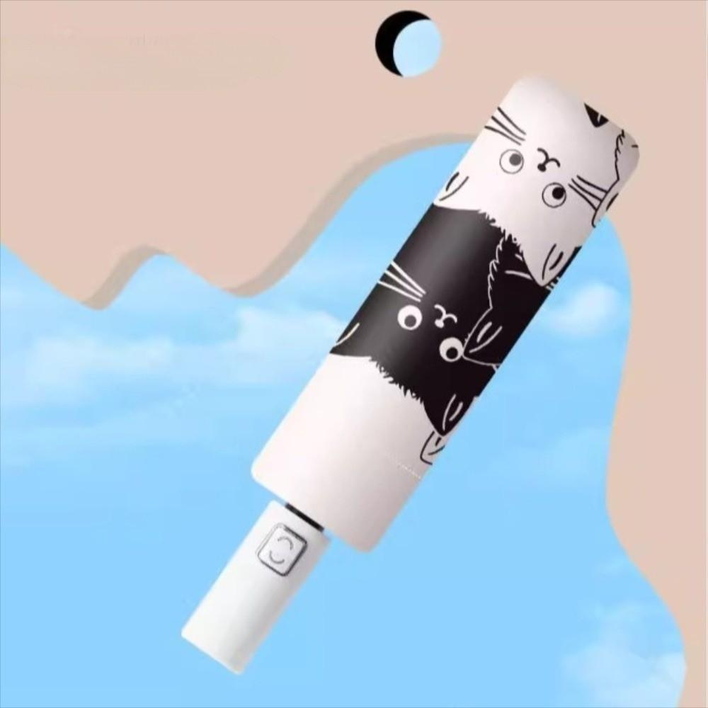 Cartoon Cat Automatic Umbrella Rain or Shine Cat Sun Protection Umbrella  for Women