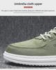 Men's Spring Breathable Ice Silk Deodorant Canvas Shoes - Trendy Low-Top All-Match Style