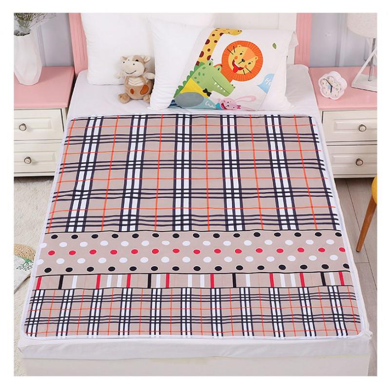 Washable Waterproof Bed Pad Newborns Adults Incontinence Care 70x90cm Eco-Cotton Multi-Use