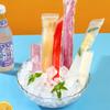 50 Pcs Disposable Ice Popsicle Mold Bags Bpa Free Freezer Tube with Zip Seals Yogurt Ice Cream Sticks Juice Fruit Smoothies Bag