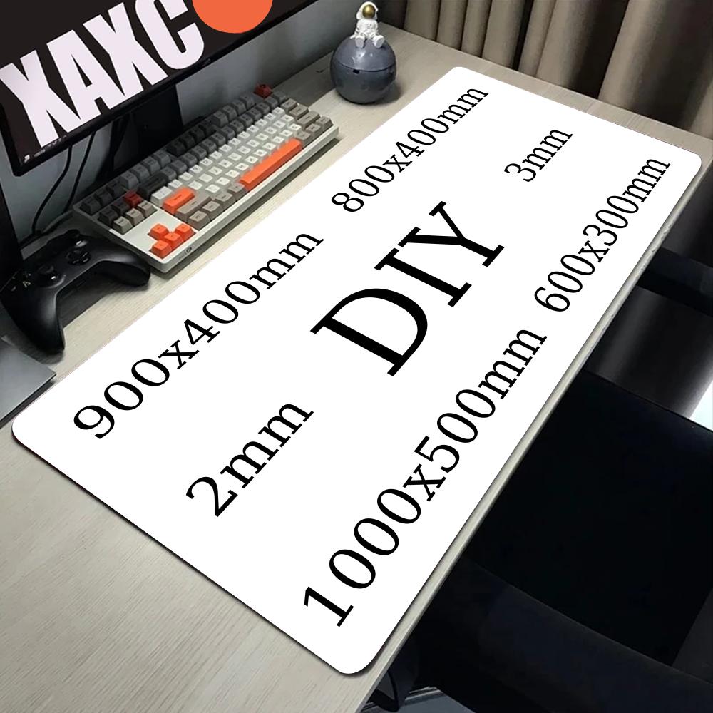 Name Customization DIY Mouse Pad XXL Laptop Anti Slip Lock Edge Desk Mouse Pad Office Carpet Gaming Gaming Accessories