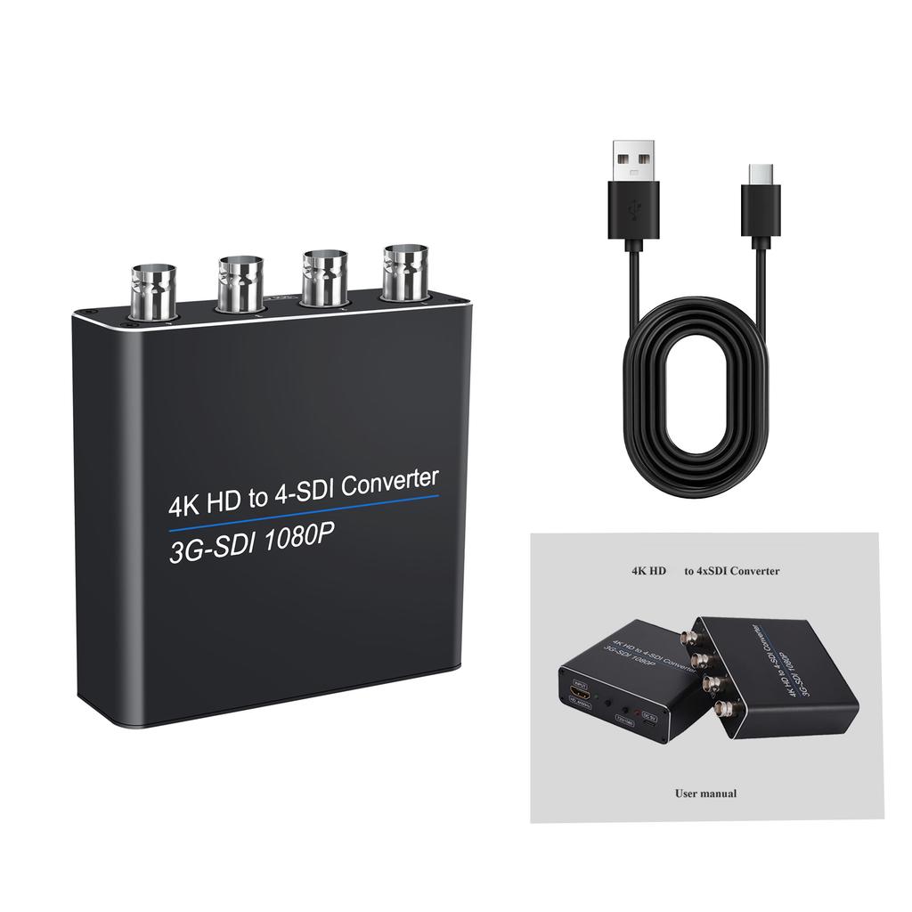 Конвертер High Definition Multimedia Interface в SDI 4K 1 Вход на 4 Выхода для Камеры Домашнего Кинотеатра