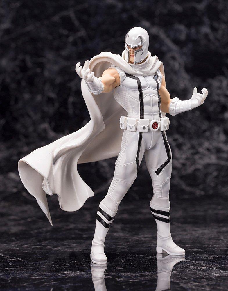 Kotobukiya Фигурка MARVEL White Magneto из ПВХ, простая в сборке, в масштабе MARVEL ARTFX+ СЕЙЧАС! СЕЙЧАС! 1/10