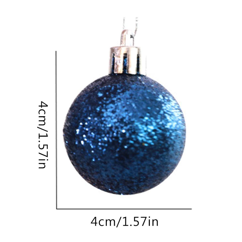 Christmas Baubles 12pcs Christmas Ball Set Christmas Tree Decoration Ball 4CM