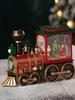 Holiday Snowfall Train Car Music Box Crystal Ball Toy for Kids & Seniors - Perfect Birthday Gift or Lamp