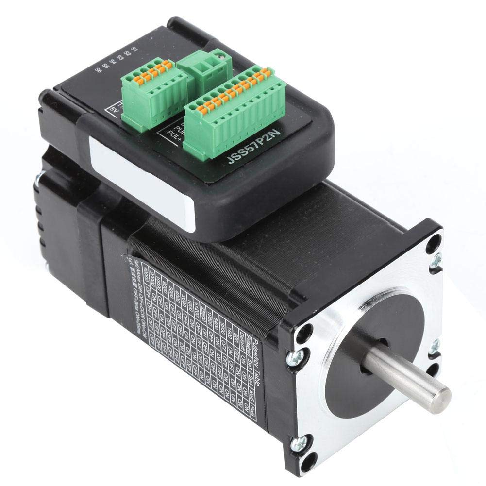 NEMA 23 Stepper Digital Stepper Servo Motor with Digital Signal Processing Integrated Stepper Motor for Textile Motor, 24-48V Chip, Closed-Loop CNC,