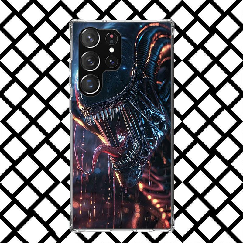 Крутой чехол для телефона A-Alien X-Xenomorph для Samsung Galaxy S26 S25 Edge S24 S23 Ultra S22 Plus S21 FE S20 + Мягкий чехол с принтом Fundas