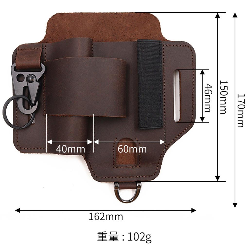 EDC Tactical Tool Holster Wilderness Survival Storage Waist Bag Outdoor Flashlight Holster Knife Holster