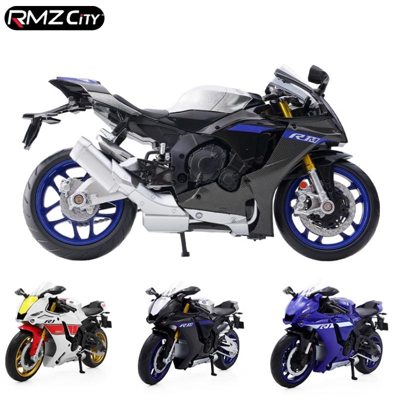 MotoGP Yamaha YZF-R1M Racing Motorcycle Simulation Exquisite Diecast & Toy Vehicle RMZ City 1:12 Alloy Collection Model