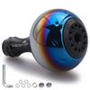 Увеличенная на 30 мм рукоятка катушки для Shimano и Daiwa Серии Aurora A и Типа Черная ручка, 14,5 г, (Тип S), (HT06604)