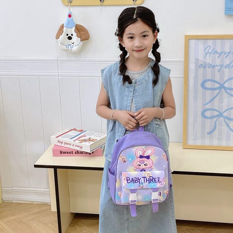 Cartoon Animation Boys And Girls Backpack Kindergarten Primary School Students Schoolbag Foreign Style Printing Large Capacity Children Backpack Tide