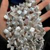 1String, White Baroque Artificial Pearl Beading, Vintage Style Handmade Irregular Square Loose Spacer Beads for DIY Jewelry Making DIY Crafts 36cm