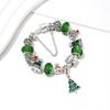 Браслет Пан Европейский Шарм с Подвеской в виде Рождественской Елки - Винтажный Стиль для Женщин