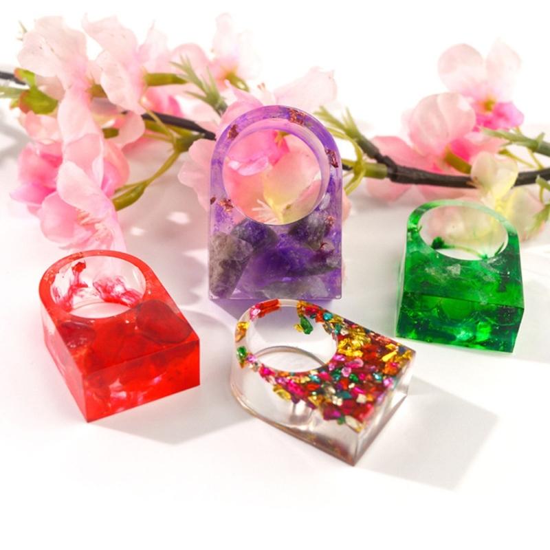 Силиконовые формы для колец с 6 ячейками, Силиконовые формы для ювелирных изделий, Формы для эпоксидной смолы, Кольца для пальцев, Изготовление ювелирных изделий с подвесками