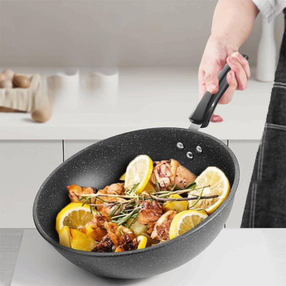 Universal Frying Pan Non-Stick Wok Lightweight Stir-Fry Pan Restaurant