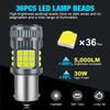 2 шт. P21W светодиодные лампы Canbus 1156 BA15S BAU15S PY21W 1142 BA15D T20 W21W W21/5W T25 P27W P27/7W 3030SMD Вентилятор Автомобильный указатель поворота без ламп с гипервспышкой