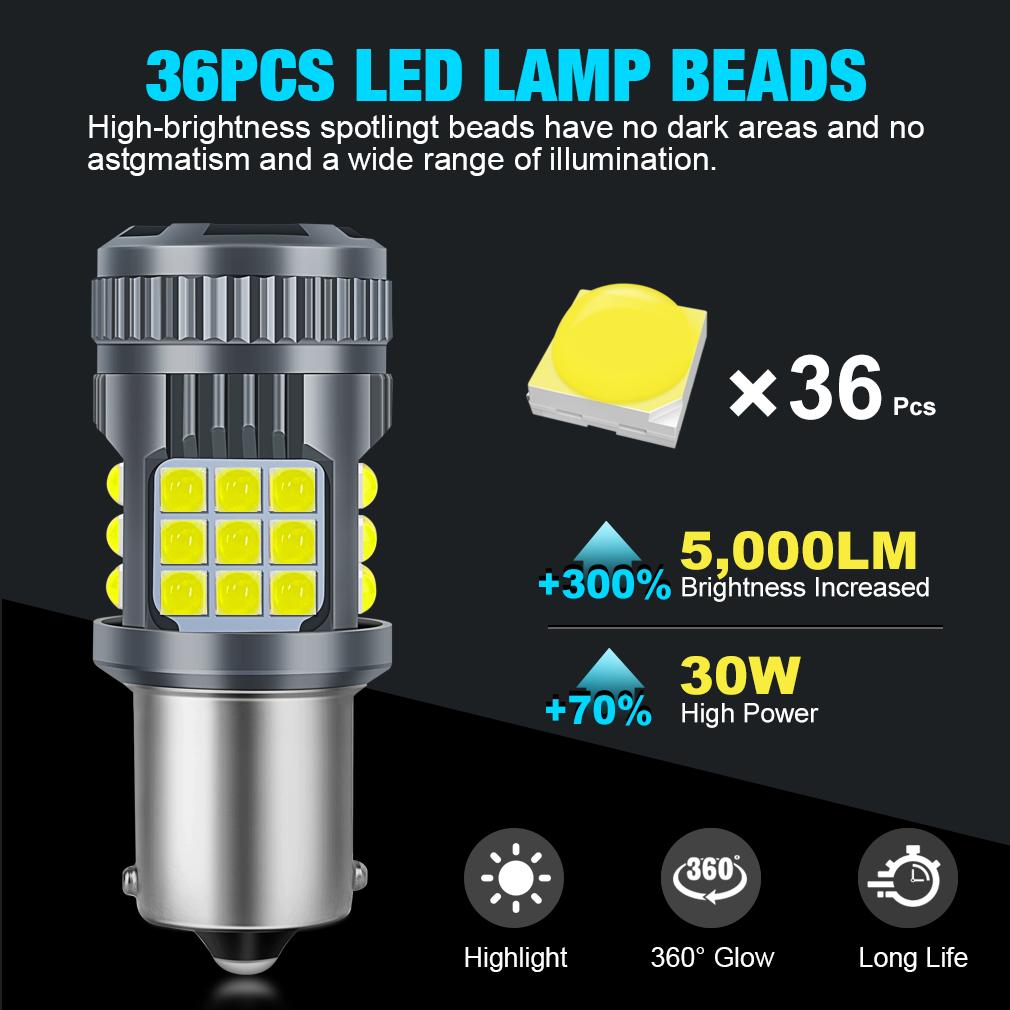 2 шт. P21W светодиодные лампы Canbus 1156 BA15S BAU15S PY21W 1142 BA15D T20 W21W W21/5W T25 P27W P27/7W 3030SMD Вентилятор Автомобильный указатель поворота без ламп с гипервспышкой