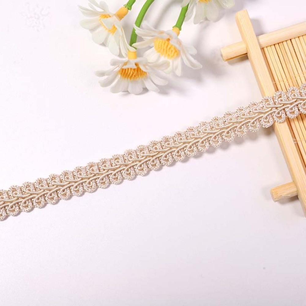 40M Length 1.2cm Wide Bright Hue Lace Trim Color Herringbone Woven Trim Lampshade Ornament