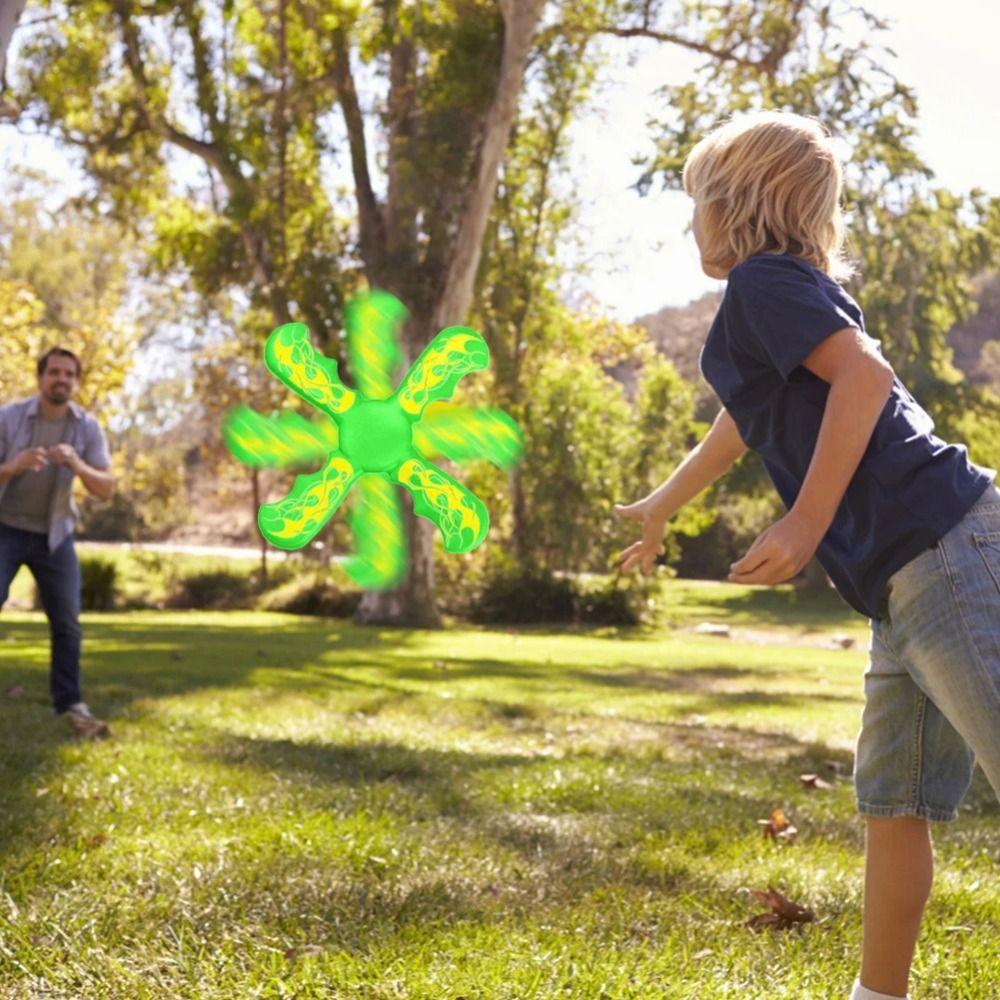 Soft Flying Boomerang Interactive Four-leaf Cross Flying Disc Children Boomerang Outdoor Toys