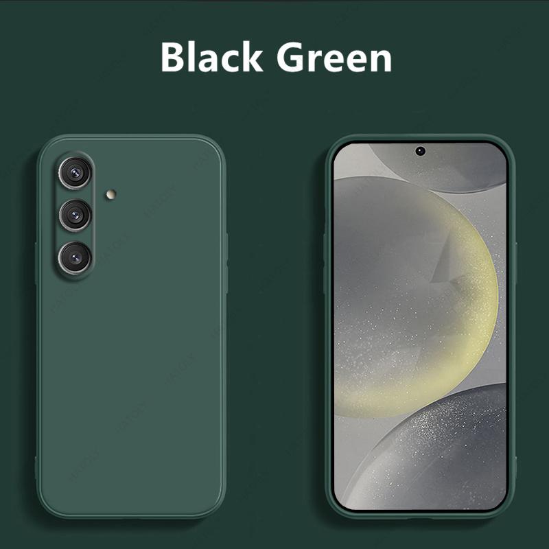 Чехол-накладка для Samsung Galaxy S25 Для Samsung S25 Plus Жидкий силиконовый бампер для мобильного телефона Funda Para Задняя крышка