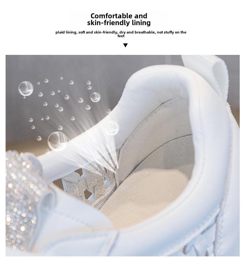 Летние женские повседневные белые сандалии 2024 года из дышащей ткани с низким верхом, толстой подошвой и внутренним подъемом пятки, из натуральной кожи, спортивный дизайн.