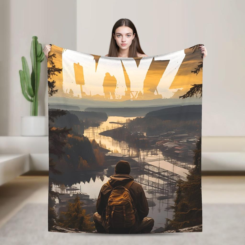 DayZ Одна пуля и мечта Шерстяные одеяла Стрелялка Новинка Плед для дома 150*125 см Теплый