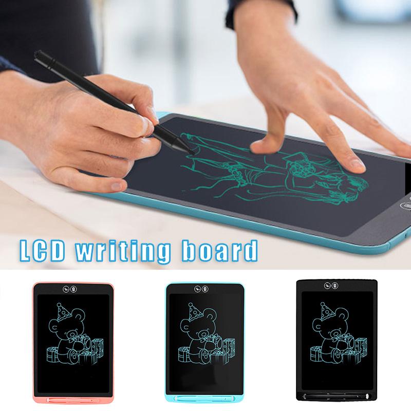 LCD Writing Tablet 8.5inch Partially Erasable Electric Drawing Board Digital Graphic Drawing Pad with Pen Gift for Kids