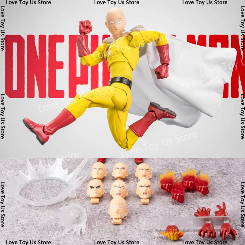 Фигурка Саитамы из One Punch Man, подвижная модель, аниме, коллекционная статуэтка, игрушка, подарок для фанатов